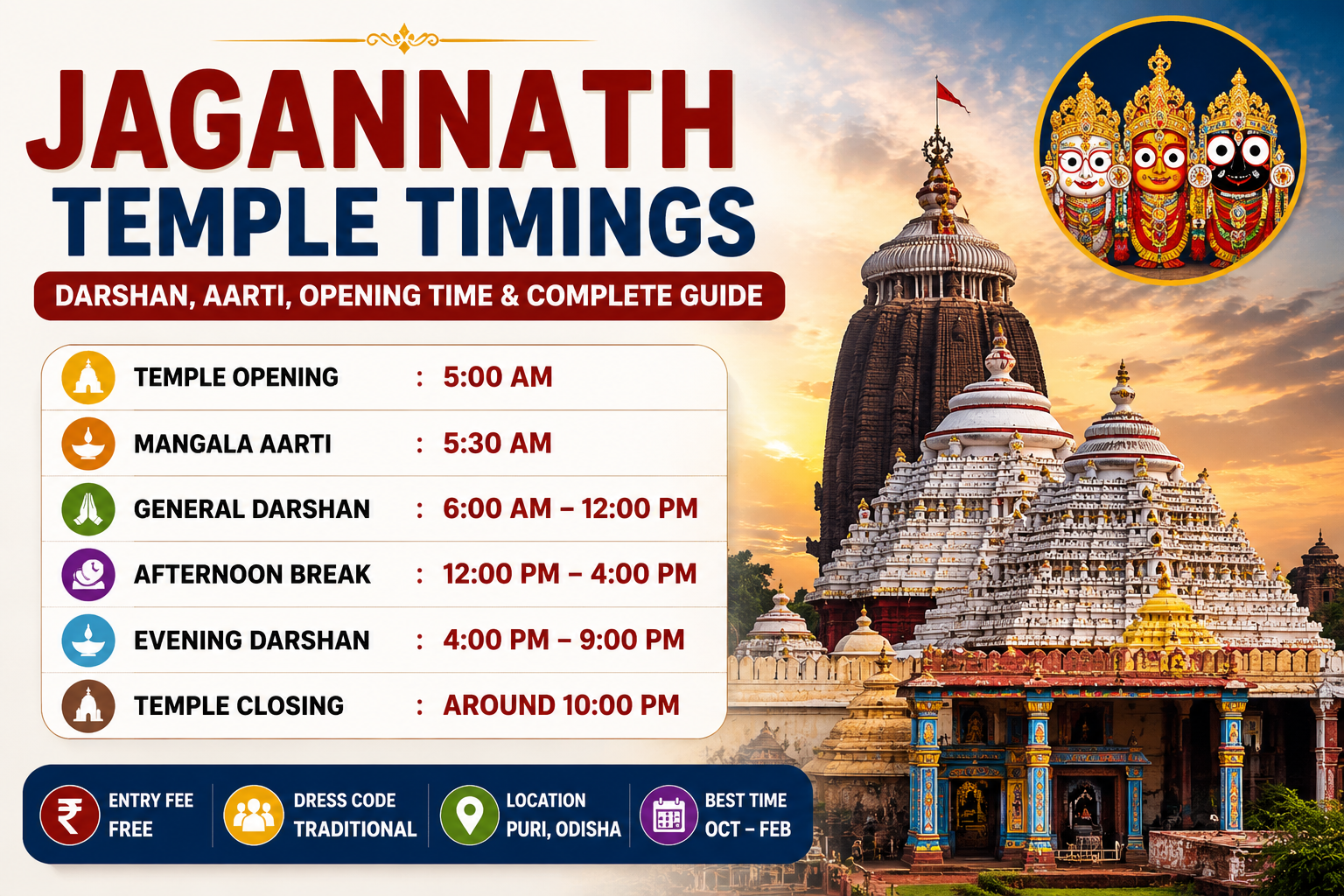 Home 12 Jagannath Temple Timings
